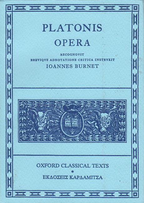 Platonis Opera IV Respublica (Πολιτεία)